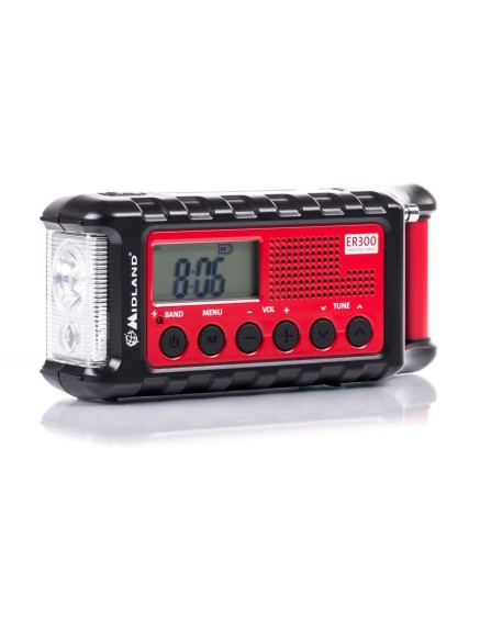 Midland ER300 Emergency Solar Powerbank FM & Dynamo Torch Midland ER300 Emergency Solar Powerbank FM & Dynamo Torch