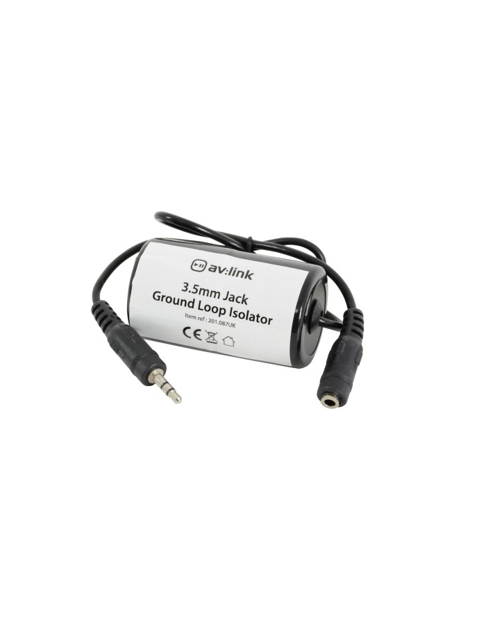 AV:Link Ground Loop Isolator 3.5mm Jack-Socket 201.087UK