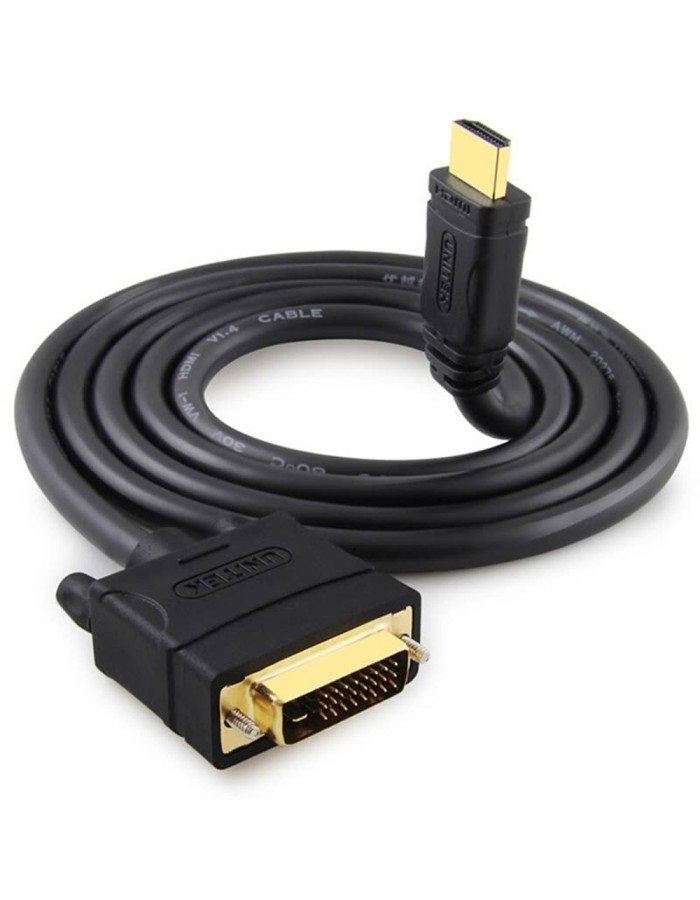 Unitek VC HDMI to DVI 24+1 1.5m Cable (Dual Direction) Y-C217E Unitek VC HDMI to DVI 24+1 1.5m Cable (Dual Direction) Y-C217E