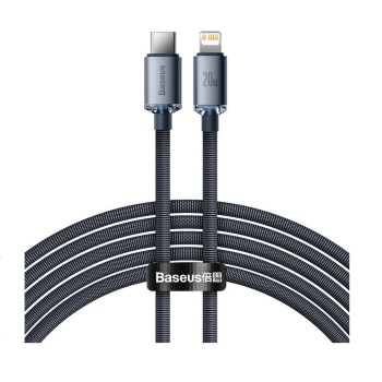 Baseus Cable Lightning to USB-C Crystal Series 2.0m White