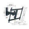 Vogels COMFORT TVM3423 TV Wall Mount 40x40 Turn 1 arm