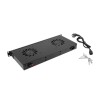 Lanberg Ventilation Panel with LCD 2 Fans Thermostat 230V