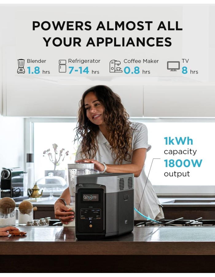 EcoFlow DELTA 2 UK 1024Wh Portable Power Station 1800W EcoFlow DELTA 2 UK 1024Wh Portable Power Station 1800W