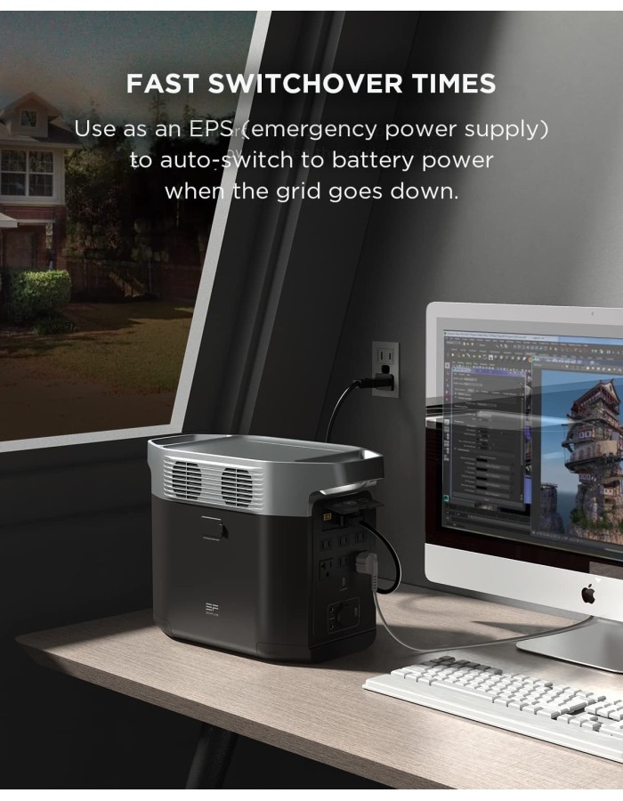 EcoFlow DELTA 2 UK 1024Wh Portable Power Station 1800W EcoFlow DELTA 2 UK 1024Wh Portable Power Station 1800W