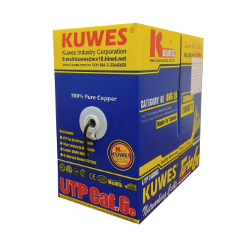 Kuwes CAT6 TURBO6E OUTDOOR Pure Copper Cable 24AWG 305m