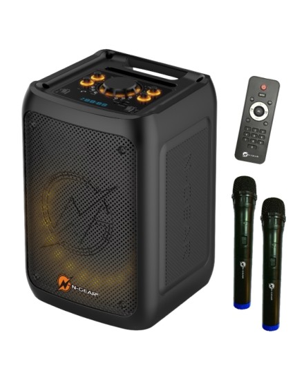N-Gear FLASH BANGER 777 Portable Karaoke Speaker With Two Microphones