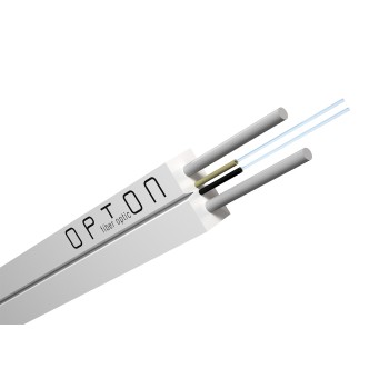 Opton Fiber Optic Cable 2 Core SM Indoor G657A2 LSZH 500m Opton Fiber Optic Cable 2 Core SM Indoor G657A2 LSZH 500m