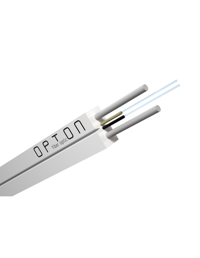Opton Fiber Optic Cable 2 Core SM Indoor G657A2 LSZH 500m Opton Fiber Optic Cable 2 Core SM Indoor G657A2 LSZH 500m