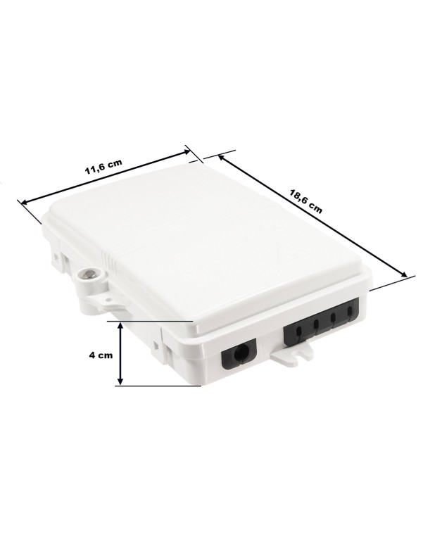 Opton Fiber Distribution Box 1 IN - 4 OUT IP65 Opton Fiber Distribution Box 1 IN - 4 OUT IP65