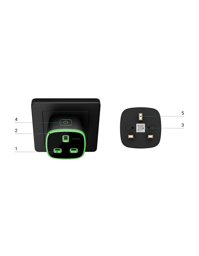 Ajax Smart Plug UK type