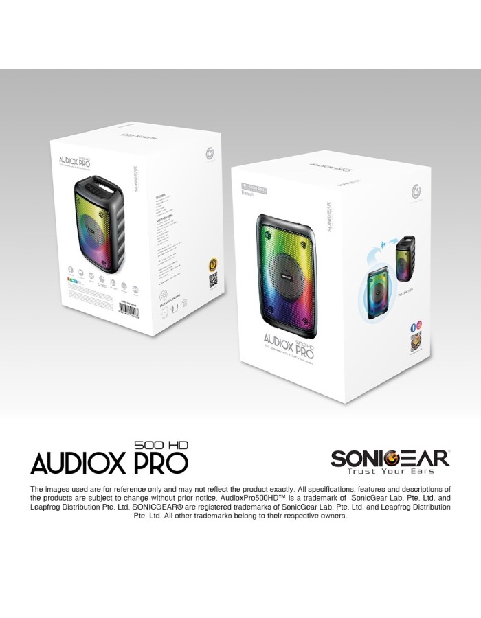 SonicGear AudioXPro500HD Portable Bluetooth Speakers SonicGear AudioXPro500HD Portable Bluetooth Speakers