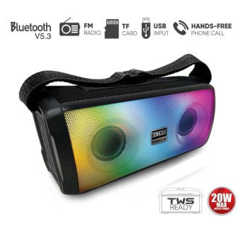 SonicGear SONICGO!3 RGB Portable Bluetooth Speaker with FM Radio & USB SonicGear SONICGO!3 RGB Portable Bluetooth Speaker with FM Radio & USB