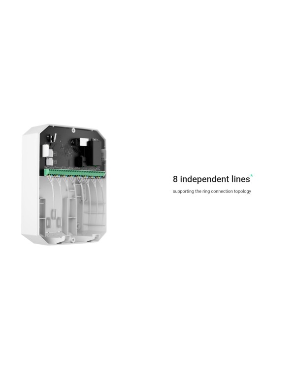 AJAX FIBRA Hub Hybrid 2G White (Requires License)