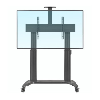 NBMounts TW100 Heavy Duty Motorized TV Trolley Supports up to 110'' & 136Kg Max Height 1.7m