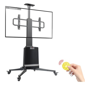 NBMounts TW85 Motorized TV Trolley up to 85'' & 68Kg Max Height 1.65m