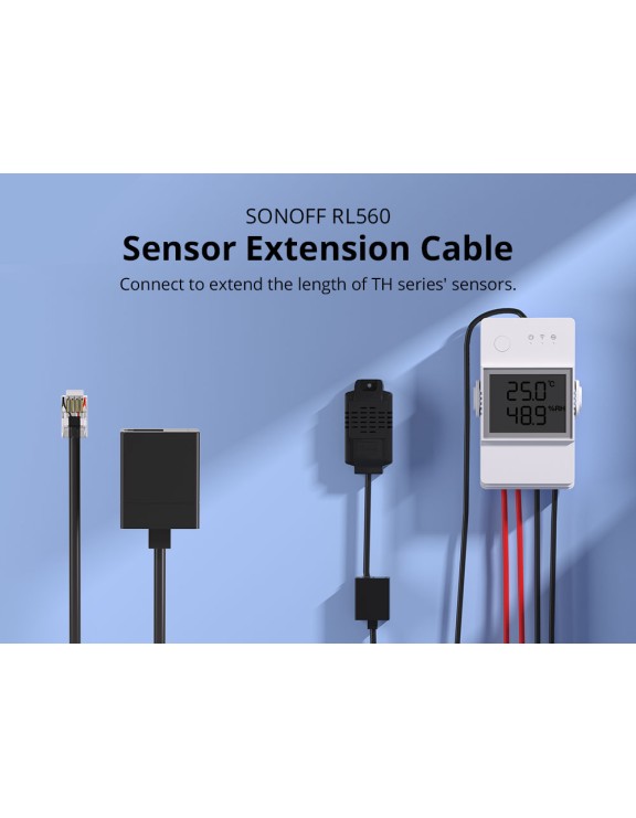 Sonoff Smart Sensor RL560 5m Extention Cable ( RJ9 )