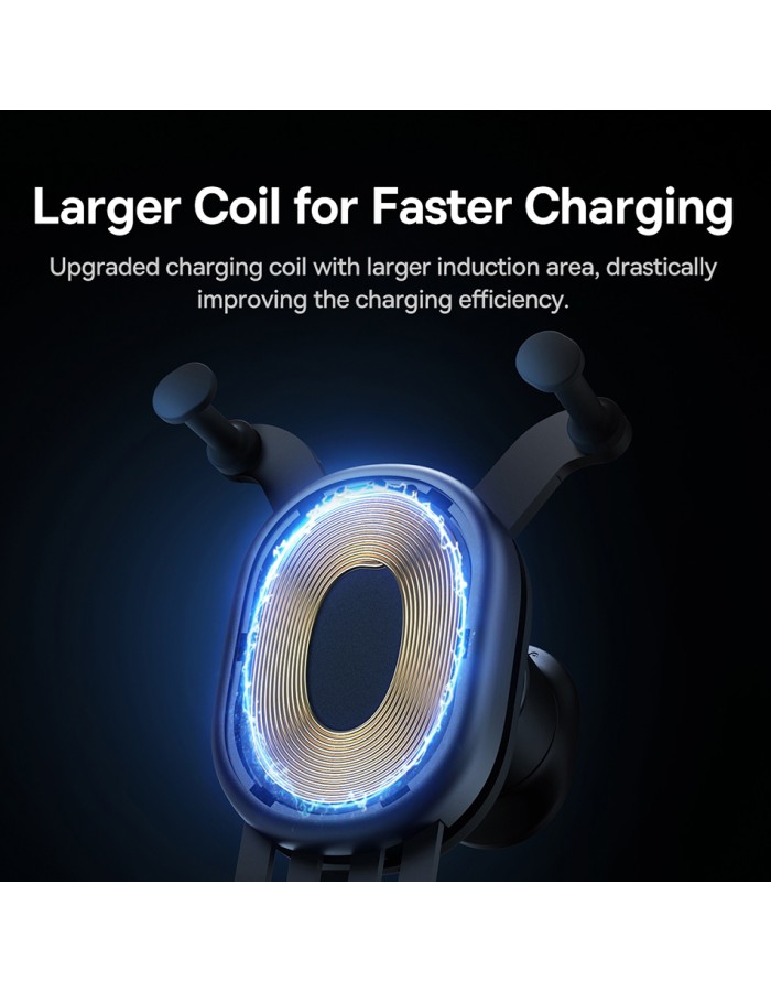 Baseus 15W Wireless AirVent Car Charger & Mount SUWX030001