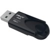 PNY Flash Drive Attache 4 USB 3.1 Stick 256GB Capless Slider Black FD256ATT431KK
