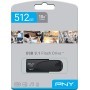 PNY Flash Drive Attache 4 USB 3.1 Stick 512GB Capless Slider Black FD512ATT431KK