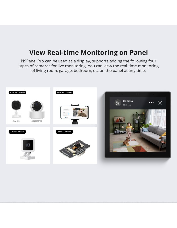 Sonoff Wifi Smart NS Panel Pro with Full Touch Display White Sonoff Wifi Smart NS Panel Pro with Full Touch Display White