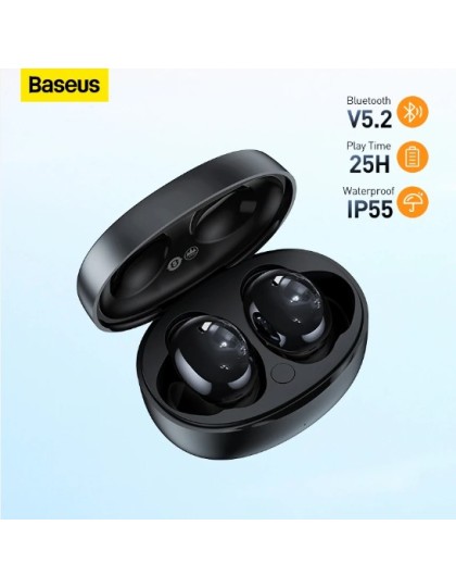 Baseus Headphones In Ear TWS Bowie E2 Black Baseus Headphones In Ear TWS Bowie E2 Black