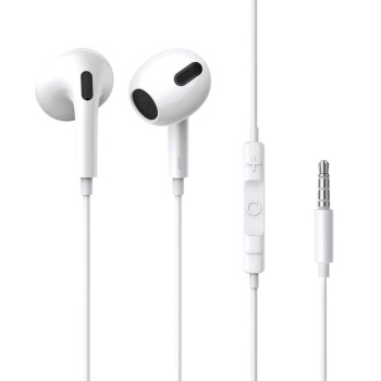 Baseus Headphones In Ear Wired 3.5mm H17 White