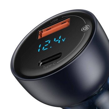 Baseus Digital Display Dual USB Car Charger 63W Baseus Digital Display Dual USB Car Charger 63W