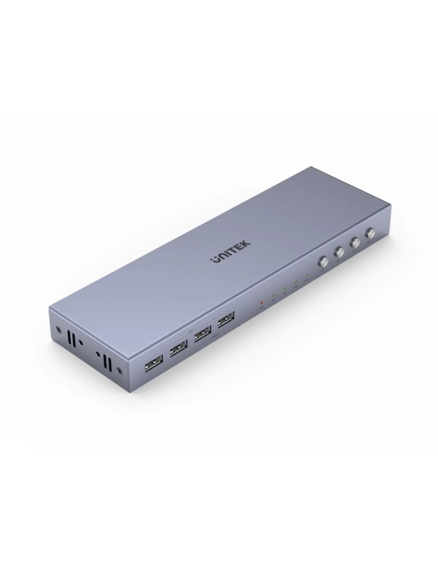 Unitek KVM HDMI 4K60Hz Switch 4-1 with 4-Port USB Hub V306A