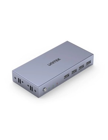 Unitek KVM HDMI 4K60Hz Switch 2-1 with 4-Port USB Hub V307A