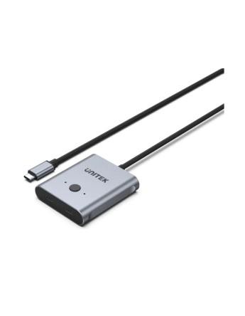 Unitek D1078A 4K USB-C Splitter 1in-2out or Switch 2in-1out Supports 100W PD Unitek D1078A 4K USB-C Splitter 1in-2out or Switch 2in-1out Supports 100W PD