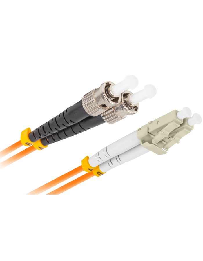 Lanberg Fiber Patch Cord ST/UPC-LC/UPC MM 50/125 Duplex OM2 LSZH 5.0m