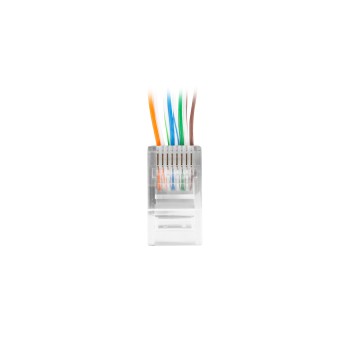 Lanberg CAT6 UTP Passthrough RJ45 Ethernet EZ Plugs (20PCS)