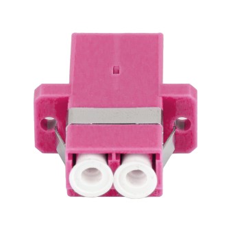 Lanberg Fiber Adapter LC/UPC MM Duplex OM4 Lanberg Fiber Adapter LC/UPC MM Duplex OM4