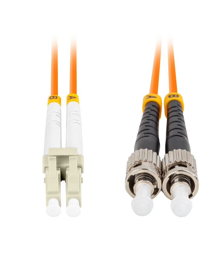 Lanberg Fiber Patch Cord ST/UPC-LC/UPC MM 50/125 Duplex OM2 LSZH 5.0m