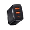 Baseus Charger Wall 30W USB-C/2xUSB-A UK Black Baseus Charger Wall 30W USB-C/2xUSB-A UK Black