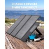 Anker Portable & Foldable Solar Panel 24W 3x USB-A Ports to Directly Charge Your Devices