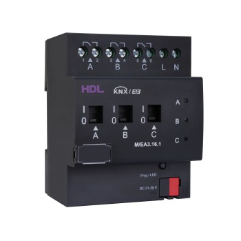 HDL KNX 3CH 16A Actuator With Energy Metering