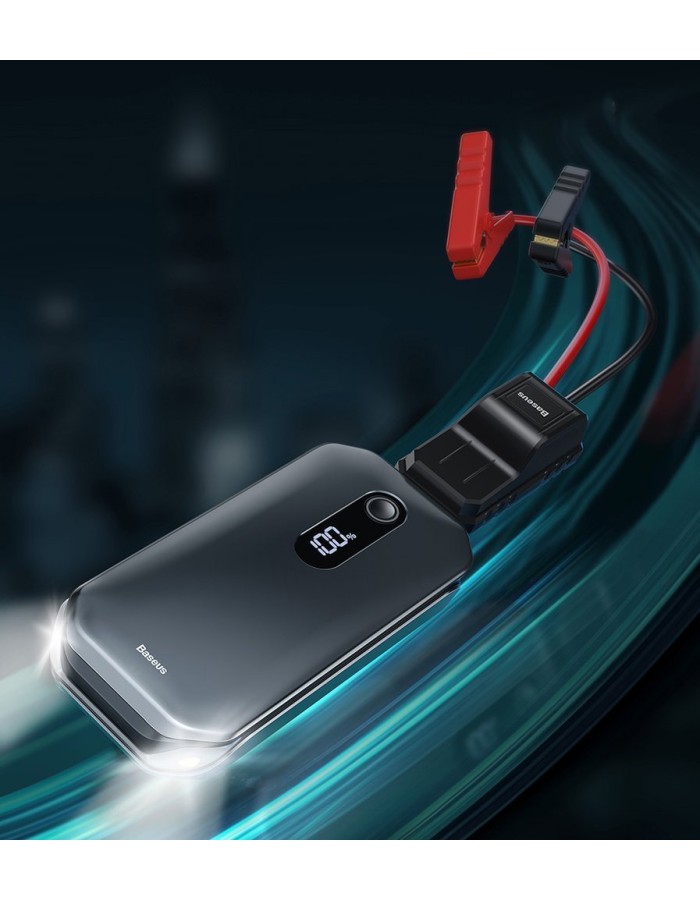 Baseus Car Jump Start Booster & Powerbank 12000mAh 12V6L Baseus Car Jump Start Booster & Powerbank 12000mAh 12V6L
