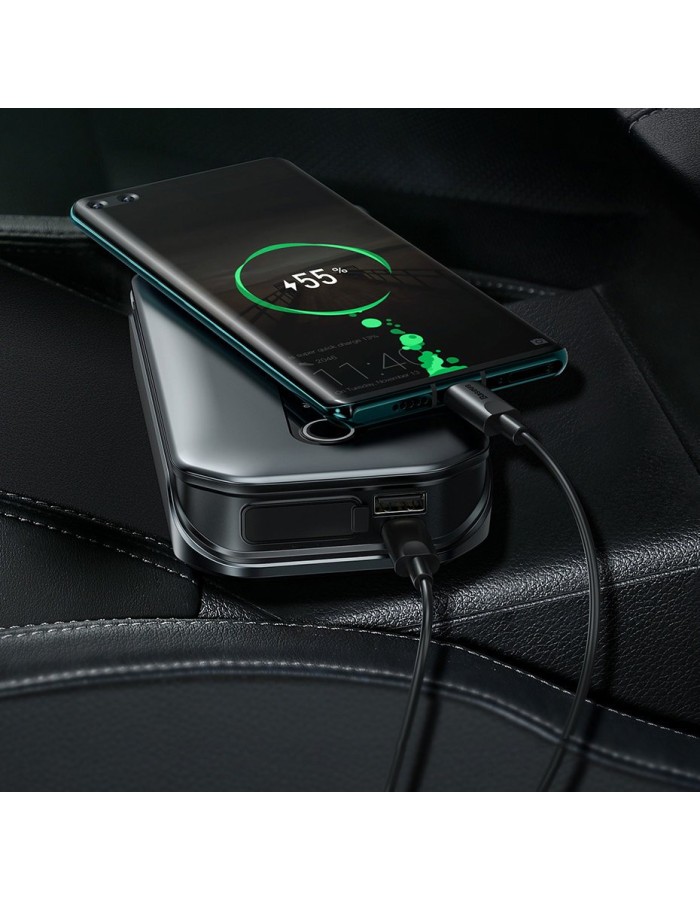 Baseus Car Jump Start Booster & Powerbank 12000mAh 12V6L Baseus Car Jump Start Booster & Powerbank 12000mAh 12V6L