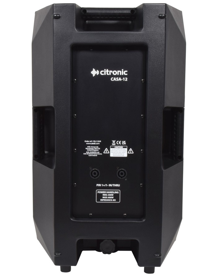 Citronic CASA-12 Passive 12" Full Range Speaker 300W 178.113UK