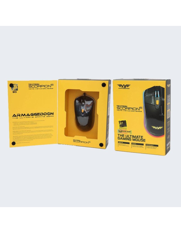 Armaggeddon Scorpion 5 Pro-Gaming Mouse with Free Mousepad Armaggeddon Scorpion 5 Pro-Gaming Mouse with Free Mousepad