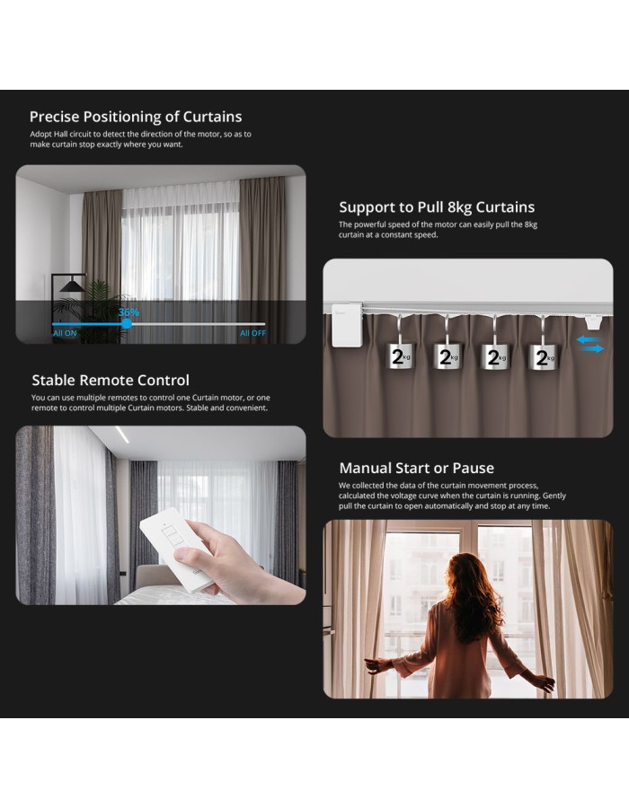 Sonoff ZigBee ZBCurtain (remote controller included) Sonoff ZigBee ZBCurtain (remote controller included)