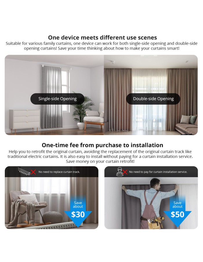 Sonoff ZigBee ZBCurtain (remote controller included) Sonoff ZigBee ZBCurtain (remote controller included)