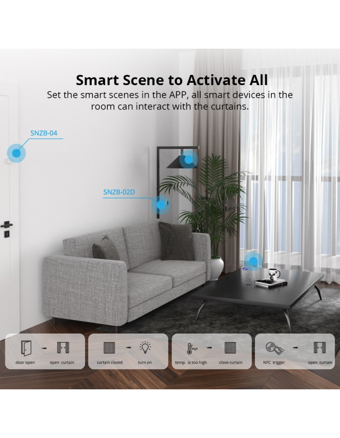 Sonoff ZigBee ZBCurtain (remote controller included) Sonoff ZigBee ZBCurtain (remote controller included)