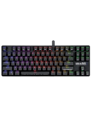 Armaggeddon MKA-5R Mechanical Gaming Keyboard with 87 Fully Programmable Blue Keys
