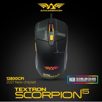 Armaggeddon Scorpion 5 Pro-Gaming Mouse with Free Mousepad Armaggeddon Scorpion 5 Pro-Gaming Mouse with Free Mousepad