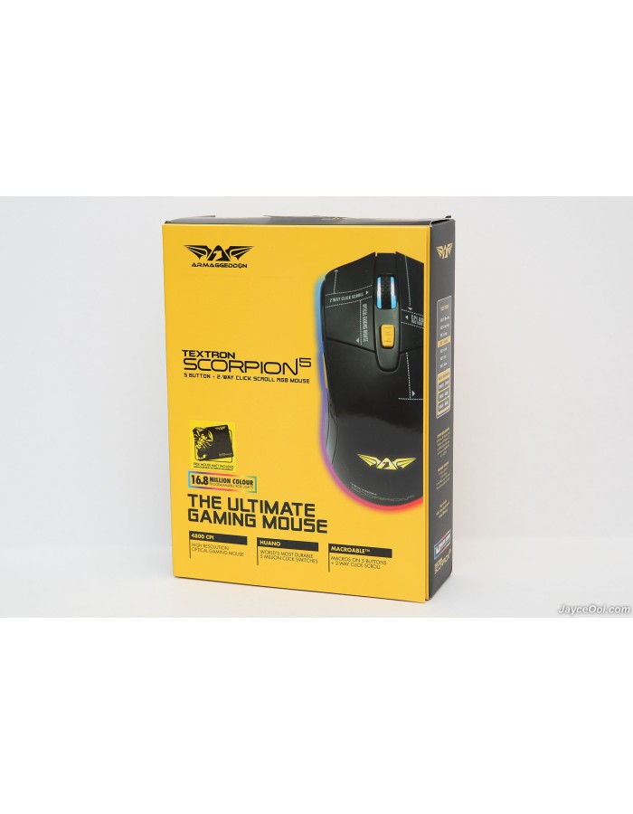 Armaggeddon Scorpion 5 Pro-Gaming Mouse with Free Mousepad Armaggeddon Scorpion 5 Pro-Gaming Mouse with Free Mousepad