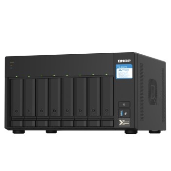 QNAP NAS 8-Bay Tower Quad-Core, 4GB RAM, PCIe Slot, 10GbE SFP+, 2.5GbE TS-832PX