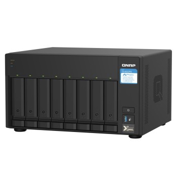 QNAP NAS 8-Bay Tower Quad-Core, 4GB RAM, PCIe Slot, 10GbE SFP+, 2.5GbE TS-832PX