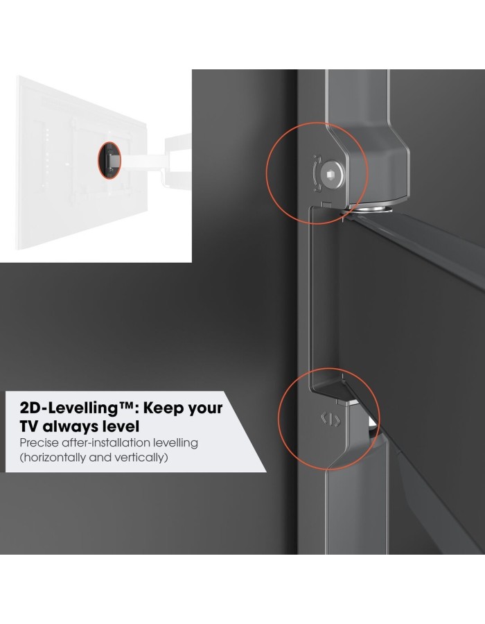 Vogels ELITE TVM5645-G TV Wall Mount 60x40 Turn up to 45kg Grey (replaces THIN545)